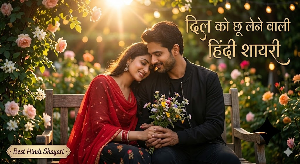 Best Love Shayari in Hindi - Dil ko chhu lene wali lines aur status